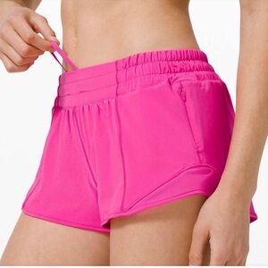 Lululemon Discontinued Sonic Pink Hotty Hot Shorts